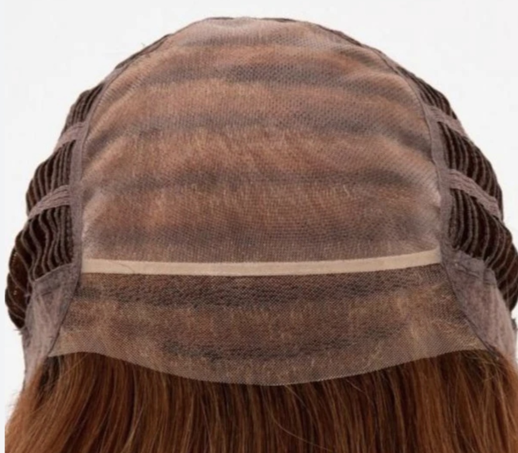 Interior view of a high quality lace front and monofilament wig cap